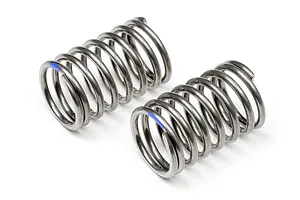 Traxxas 2.2/3.0" Off Road Tyres on Satin Chrome/Red Rims - Glued Wheels 2Pcs