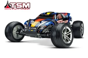 Nitro Rustler® 1/10-Scale Nitro-Powered 2WD Stadium Truck with TQi Traxxas Link™ Enabled 2.4GHz Radio System & Traxxas Stability Management (TSM)®