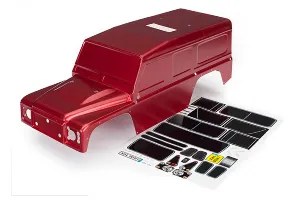 Body, Land Rover® Defender®, red (painted)/ decals