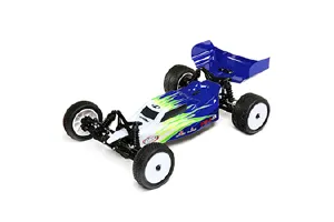 Mini-B, Brushed, RTR: 1/16 2WD Buggy, Blue/White