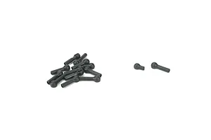 Traxxas 2.2/3.0" Off Road Tyres on Satin Chrome/Red Rims - Glued Wheels 2Pcs