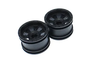 Axial 1.9 Black Rhino Primm Wheels, 12mm Hex, Black, 2pcs