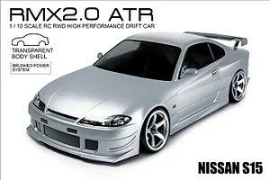 RMX 2.0 ATR Brushed Nissan S15 - Clear w/ LSD X Gyro