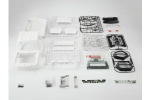 1/10 Toyota Land Cruiser 70
Hard Body Kit w/Pedal, Wheel arches, Steel mounting
White (DIY)
Fit for Traxxas TRX-4 chassis