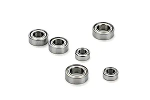 Traxxas 2.2/3.0" Off Road Tyres on Satin Chrome/Red Rims - Glued Wheels 2Pcs