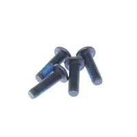 Traxxas 2.2/3.0" Off Road Tyres on Satin Chrome/Red Rims - Glued Wheels 2Pcs