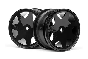 Traxxas 2.2/3.0" Off Road Tyres on Satin Chrome/Red Rims - Glued Wheels 2Pcs