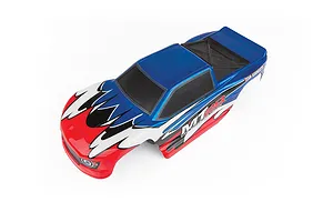 Traxxas 2.2/3.0" Off Road Tyres on Satin Chrome/Red Rims - Glued Wheels 2Pcs