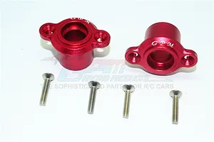 ALUMINUM REAR AXLE ADAPTERS-6PC SET SB022 - RED