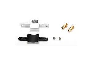 Camber links, front (TUBES charcoal gray-anodized, 7075-T6 aluminum, stronger than titanium) (2) (assembled with rod ends and hollow balls)/ aluminum wrench (1)