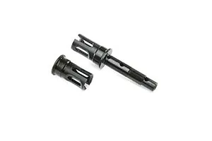 HPI 4.7/5.5" Baja 5B Rear Super Star Gunmetal Rims 2Pcs