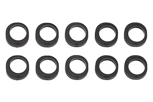 Traxxas 2.2/3.0" Off Road Tyres on Satin Chrome/Red Rims - Glued Wheels 2Pcs