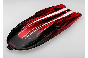 Traxxas 2.2/3.0" Off Road Tyres on Satin Chrome/Red Rims - Glued Wheels 2Pcs