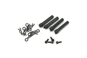 Traxxas 2.2/3.0" Off Road Tyres on Satin Chrome/Red Rims - Glued Wheels 2Pcs