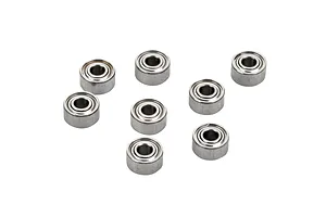 Traxxas 2.2/3.0" Off Road Tyres on Satin Chrome/Red Rims - Glued Wheels 2Pcs