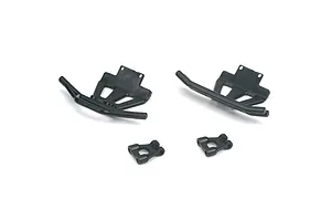 Traxxas 2.2/3.0" Off Road Tyres on Satin Chrome/Red Rims - Glued Wheels 2Pcs