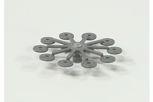 Traxxas 2.2/3.0" Off Road Tyres on Satin Chrome/Red Rims - Glued Wheels 2Pcs