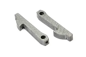 Traxxas 2.2/3.0" Off Road Tyres on Satin Chrome/Red Rims - Glued Wheels 2Pcs