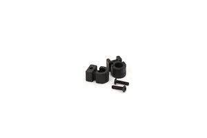 Traxxas 2.2/3.0" Off Road Tyres on Satin Chrome/Red Rims - Glued Wheels 2Pcs
