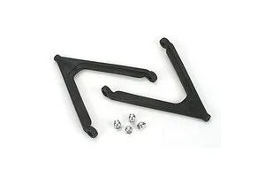 Traxxas 2.2/3.0" Off Road Tyres on Satin Chrome/Red Rims - Glued Wheels 2Pcs