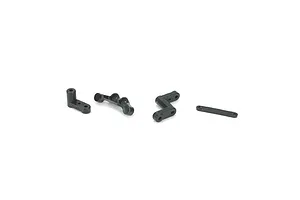 Traxxas 2.2/3.0" Off Road Tyres on Satin Chrome/Red Rims - Glued Wheels 2Pcs