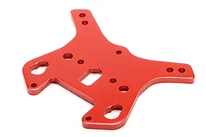 Traxxas 2.2/3.0" Off Road Tyres on Satin Chrome/Red Rims - Glued Wheels 2Pcs