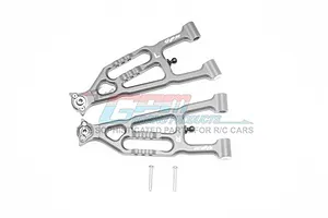 ALUMINUM FRONT LOWER SUSPENSION ARM -4PC SET BR055 - GREY SILVER