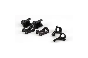 Traxxas 2.2/3.0" Off Road Tyres on Satin Chrome/Red Rims - Glued Wheels 2Pcs
