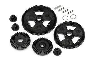 Axial 1.9 Black Rhino Primm Wheels, 12mm Hex, Black, 2pcs