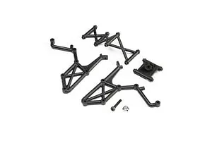 Axial 1.9 Black Rhino Primm Wheels, 12mm Hex, Black, 2pcs