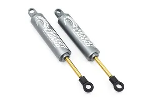 120mm Desert Lizard Two Stage Internal Spring Damper Pair Gun Metal For Crawler