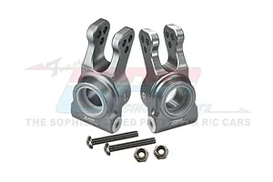 Traxxas 2.2/3.0" Off Road Tyres on Satin Chrome/Red Rims - Glued Wheels 2Pcs