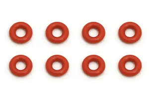 Traxxas 2.2/3.0" Off Road Tyres on Satin Chrome/Red Rims - Glued Wheels 2Pcs