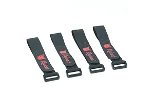 Traxxas 2.2/3.0" Off Road Tyres on Satin Chrome/Red Rims - Glued Wheels 2Pcs
