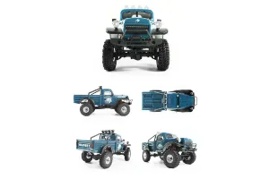 Hobby Plus 240107 1/18 Harvest RTR Scale Crawler (Blue)