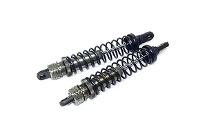 Traxxas 2.2/3.0" Off Road Tyres on Satin Chrome/Red Rims - Glued Wheels 2Pcs
