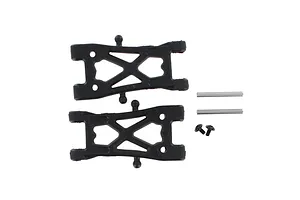 Traxxas 2.2/3.0" Off Road Tyres on Satin Chrome/Red Rims - Glued Wheels 2Pcs