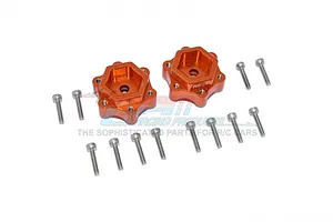 Traxxas 2.2/3.0" Off Road Tyres on Satin Chrome/Red Rims - Glued Wheels 2Pcs