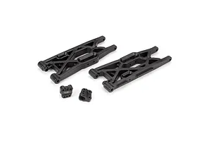 Traxxas 2.2/3.0" Off Road Tyres on Satin Chrome/Red Rims - Glued Wheels 2Pcs