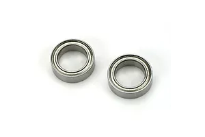 Traxxas 2.2/3.0" Off Road Tyres on Satin Chrome/Red Rims - Glued Wheels 2Pcs
