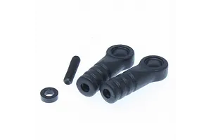 Axial 1.9 Black Rhino Primm Wheels, 12mm Hex, Black, 2pcs