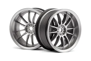Axial 1.9 Black Rhino Primm Wheels, 12mm Hex, Black, 2pcs