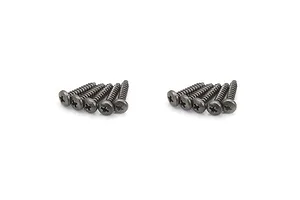 Shock caps, aluminum (gray-anodized), GTX shocks (4)/ spacers (8)