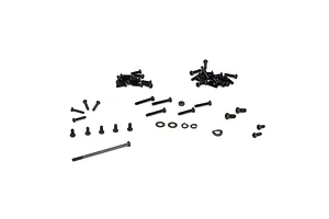 Traxxas 2.2/3.0" Off Road Tyres on Satin Chrome/Red Rims - Glued Wheels 2Pcs