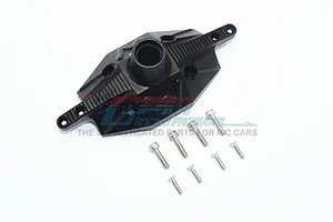 ALUMINUM REAR AXLE CASE COVER-9PCS SET SB013A - BLACK