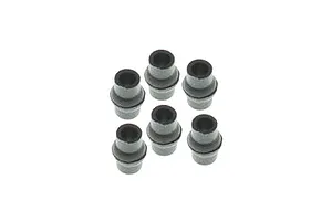 Traxxas 2.2/3.0" Off Road Tyres on Satin Chrome/Red Rims - Glued Wheels 2Pcs