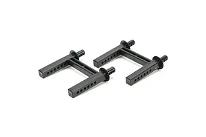 Traxxas 2.2/3.0" Off Road Tyres on Satin Chrome/Red Rims - Glued Wheels 2Pcs