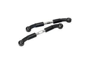 Traxxas 2.2/3.0" Off Road Tyres on Satin Chrome/Red Rims - Glued Wheels 2Pcs