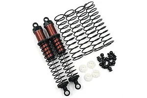 Aluminum Big Bore Go 110mm Damper 2pcs for 1/10 RC Off Road Car Black