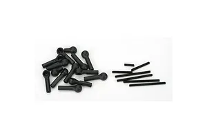 Traxxas 2.2/3.0" Off Road Tyres on Satin Chrome/Red Rims - Glued Wheels 2Pcs